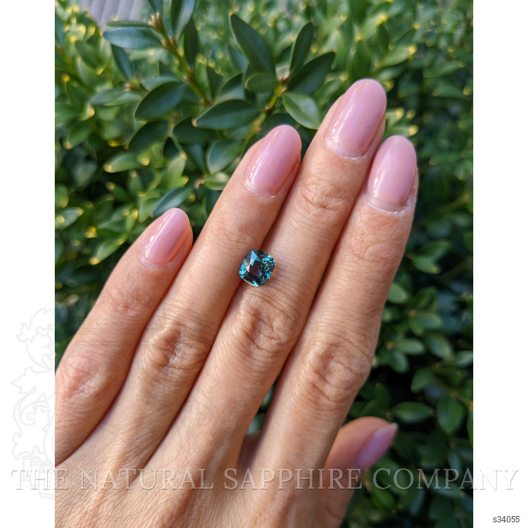 2.15 Ct. Bluish Green Sapphire from Madagascar