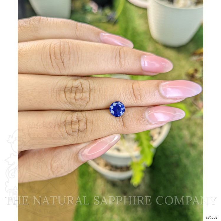 1.78 Ct. Blue Sapphire from Ceylon (Sri Lanka)