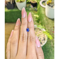 1.66 Ct. Blue Sapphire from Ceylon (Sri Lanka) Life Style