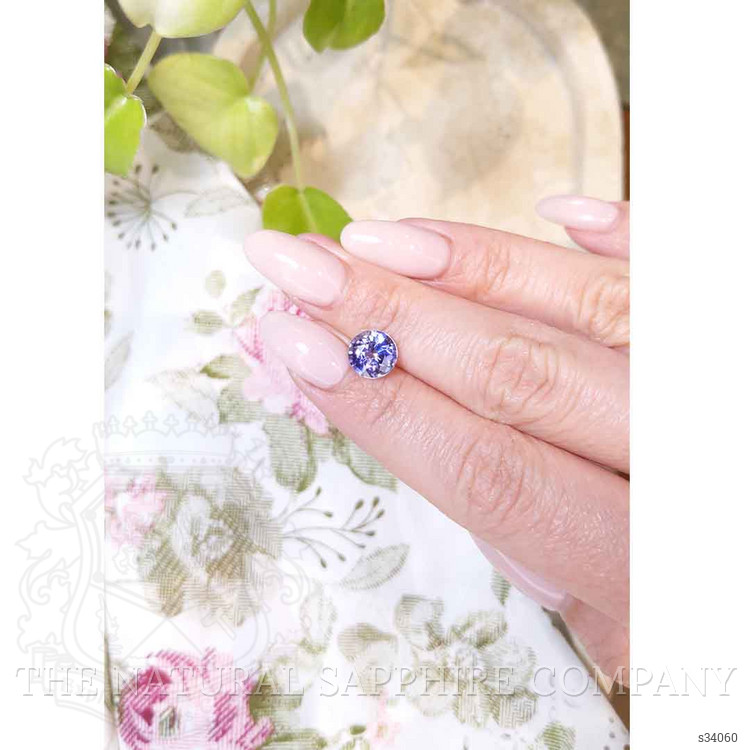 2.86 Ct. Blue Sapphire from Ceylon (Sri Lanka)