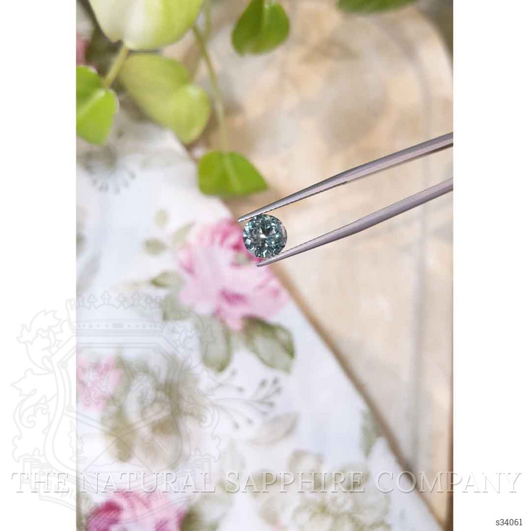 2.37 Ct. Bluish Green Sapphire from Montana