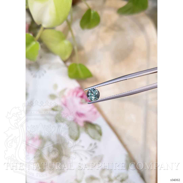1.23 Ct. Bluish Green Sapphire from Montana