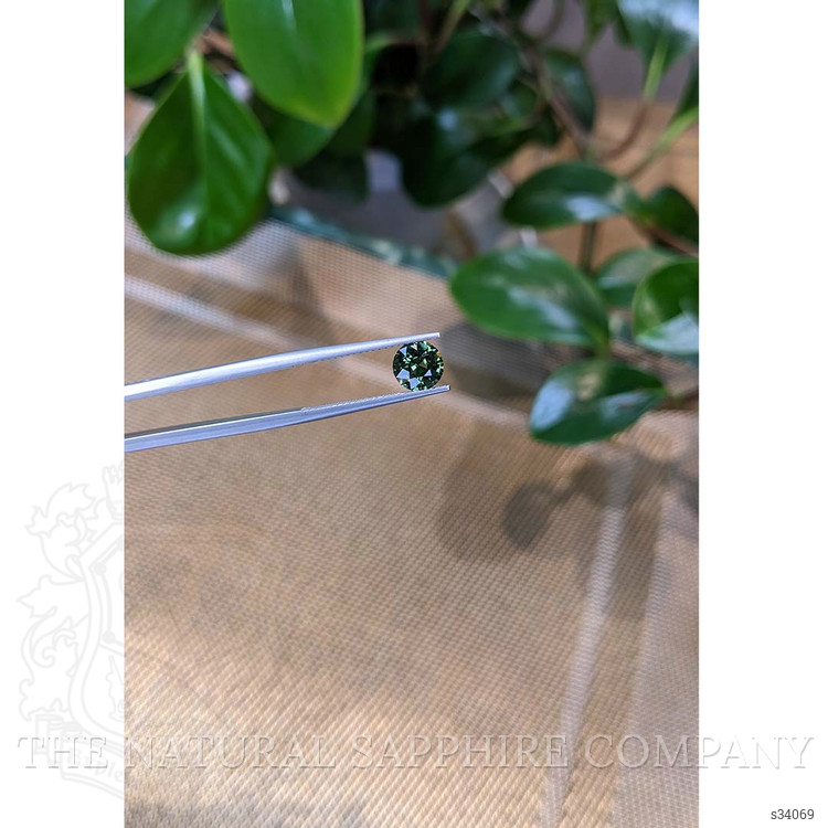 1.62 Ct. Bluish Green Sapphire from Madagascar