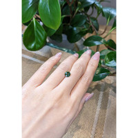 1.62 Ct. Bluish Green Sapphire from Madagascar Life Style