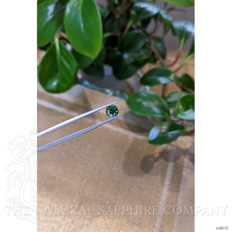 1.65 Ct. Bluish Green Sapphire from Madagascar