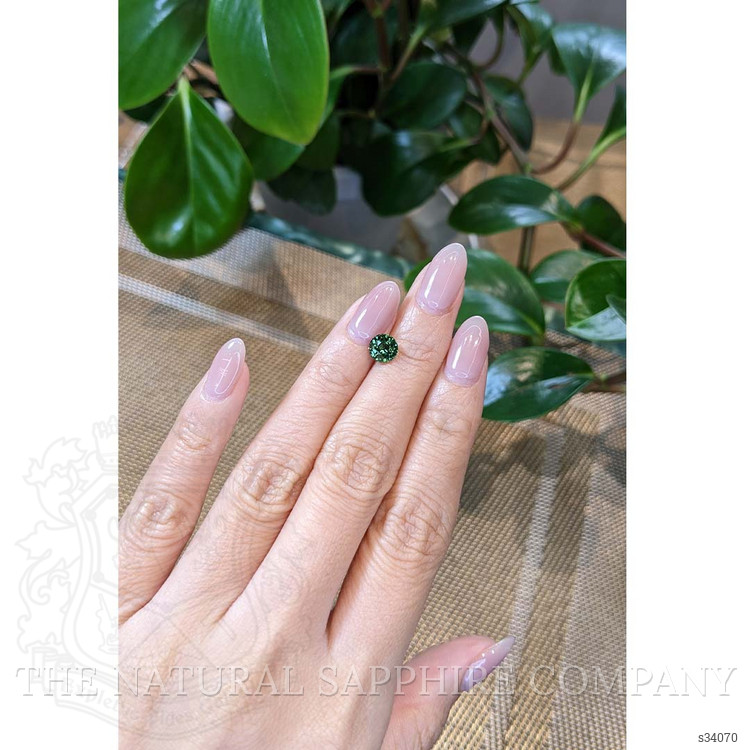 1.65 Ct. Bluish Green Sapphire from Madagascar