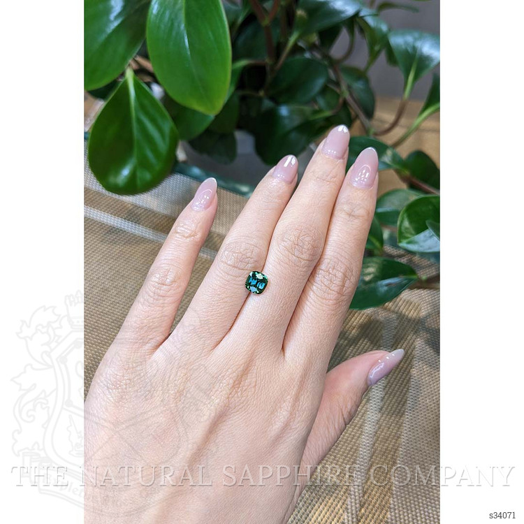 1.60 Ct. Bluish Green Sapphire from Madagascar