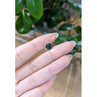 1.60 Ct. Bluish Green Sapphire from Madagascar Life Style