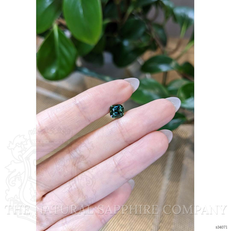 1.60 Ct. Bluish Green Sapphire from Madagascar