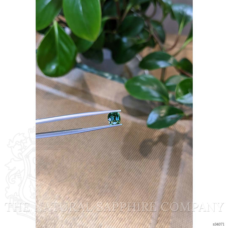 1.60 Ct. Bluish Green Sapphire from Madagascar