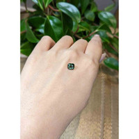 1.58 Ct. Green Sapphire from Madagascar Life Style