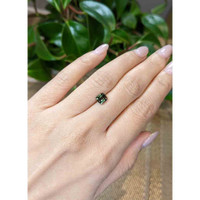 1.58 Ct. Green Sapphire from Madagascar Life Style