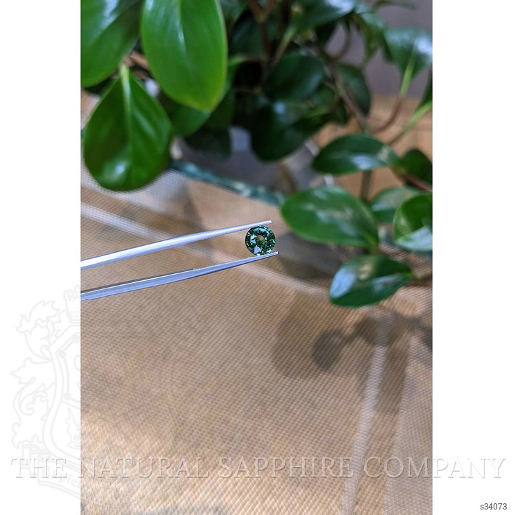 1.65 Ct. Bluish Green Sapphire from Madagascar