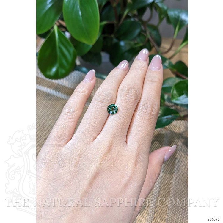 1.65 Ct. Bluish Green Sapphire from Madagascar