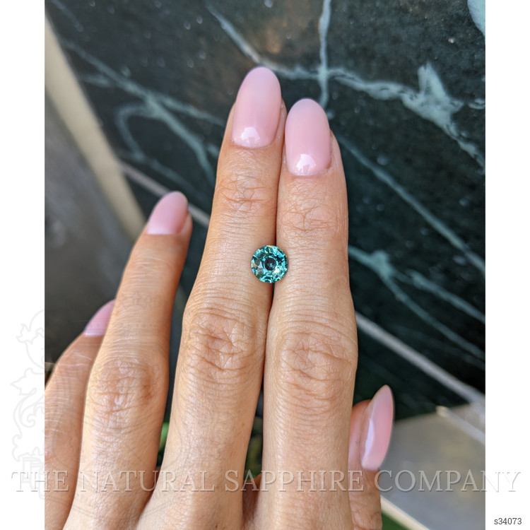 1.65 Ct. Bluish Green Sapphire from Madagascar