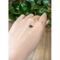 1.56 Ct. Green Sapphire from Madagascar Life Style