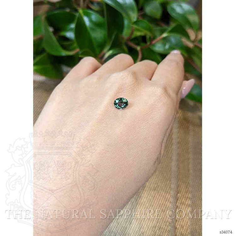 1.56 Ct. Green Sapphire from Madagascar