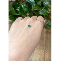 1.16 Ct. Green Sapphire from Madagascar Life Style