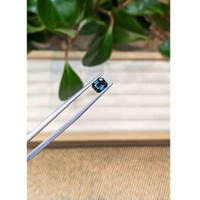 1.53 Ct. Greenish Blue Sapphire from Madagascar Life Style