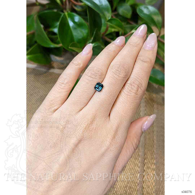 1.53 Ct. Greenish Blue Sapphire from Madagascar