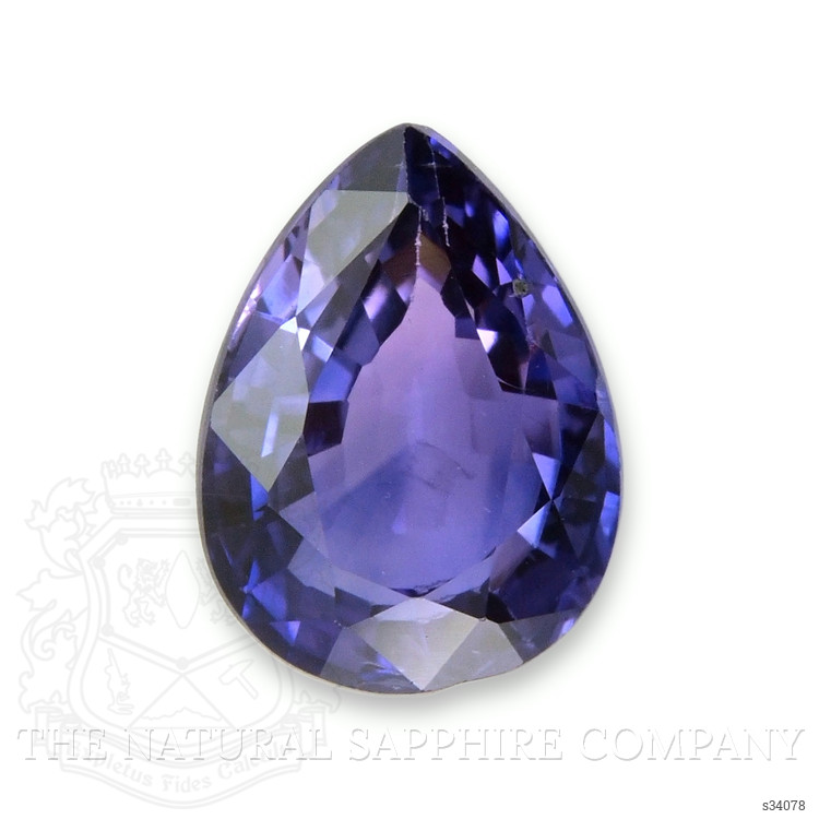 0.95 Ct. Purplish Blue Sapphire from Ceylon (Sri Lanka)