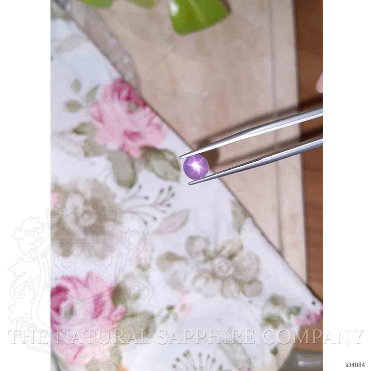 1.88 Ct. Purple Star Sapphire from Ceylon (Sri Lanka)