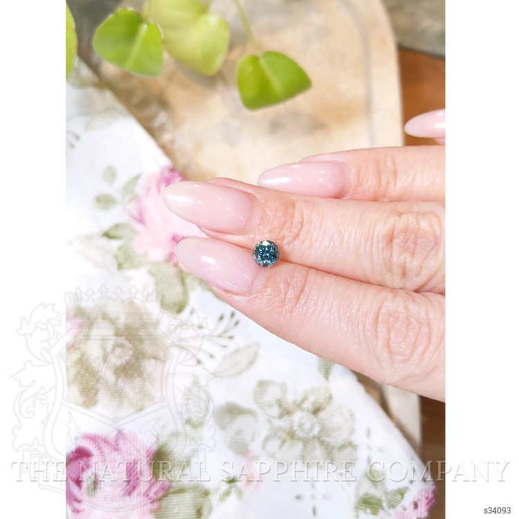 0.85 Ct. Greenish Blue Sapphire from Madagascar