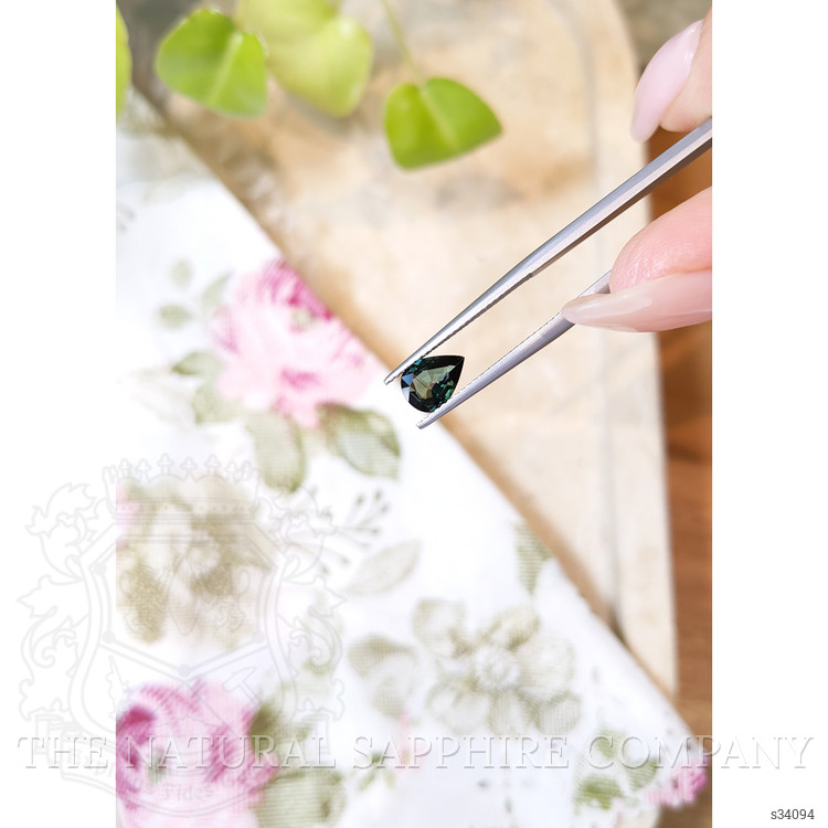 1.06 Ct. Bluish Green Sapphire from Madagascar