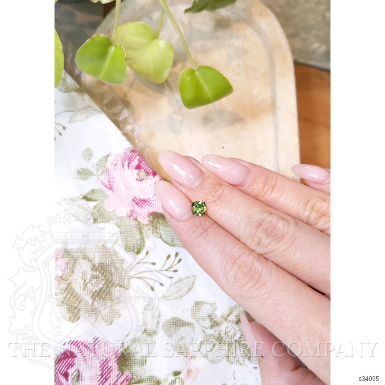 0.98 Ct. Green Sapphire from Australia