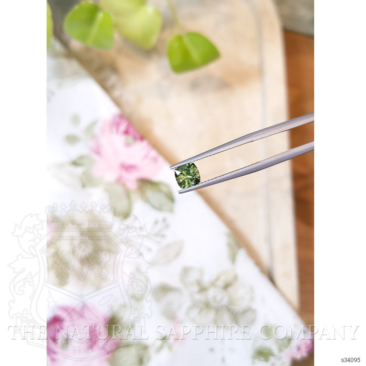 0.98 Ct. Green Sapphire from Australia