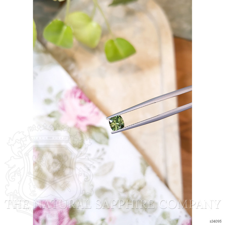 0.98 Ct. Green Sapphire from Australia