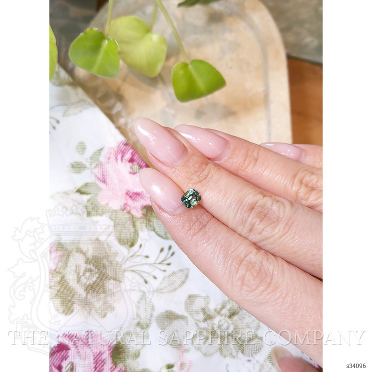 1.20 Ct. Bluish Green Sapphire from Madagascar