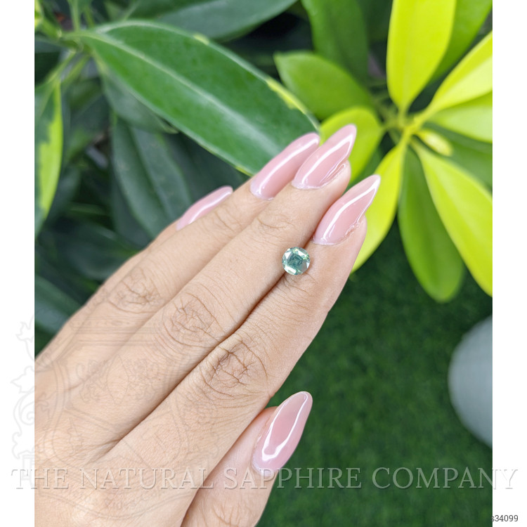 1.08 Ct. Bluish Green Sapphire from Madagascar