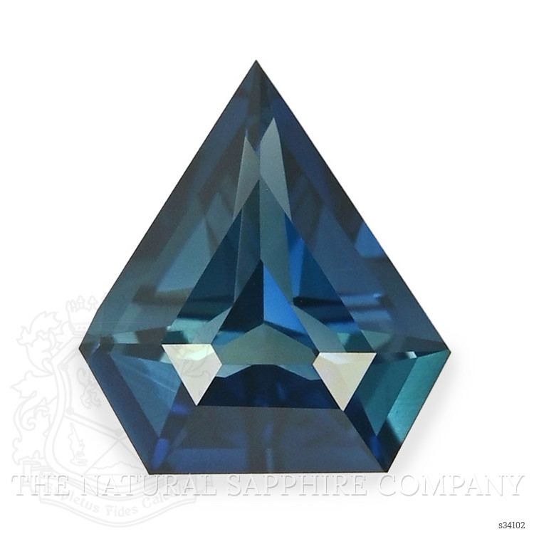 0.59 Ct. Greenish Blue Sapphire from Madagascar