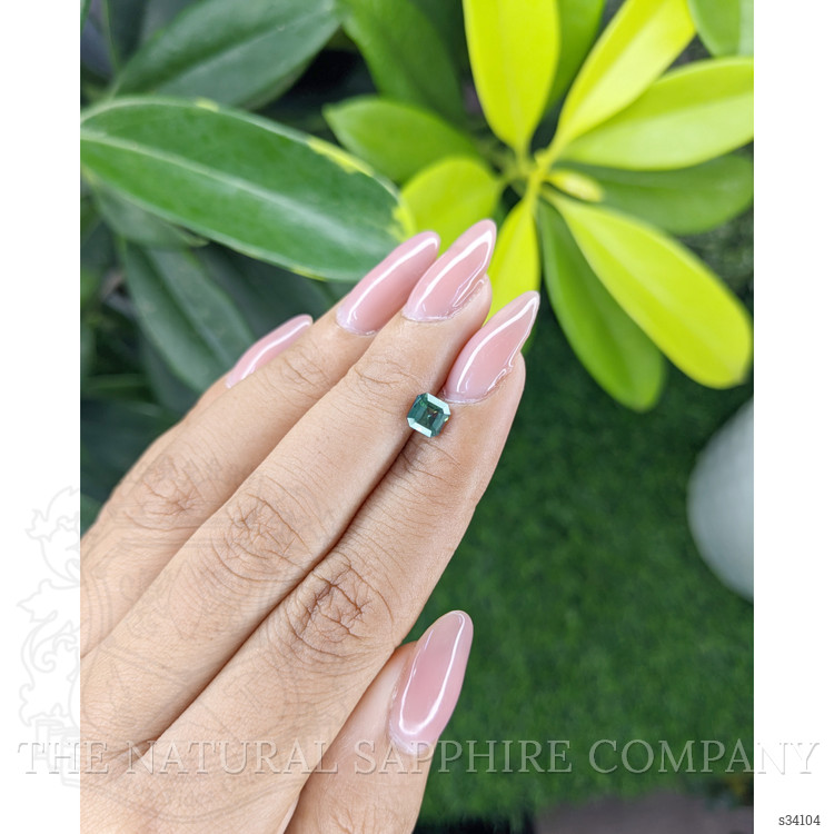 1.03 Ct. Bluish Green Sapphire from Madagascar