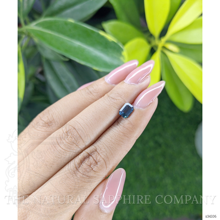 1.06 Ct. Greenish Blue Sapphire from Madagascar