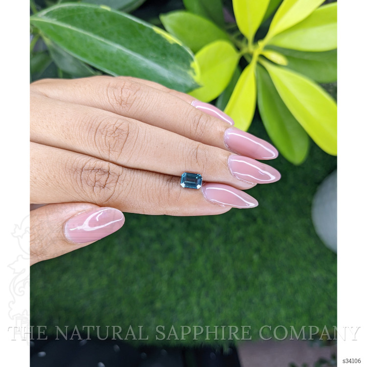 1.06 Ct. Greenish Blue Sapphire from Madagascar