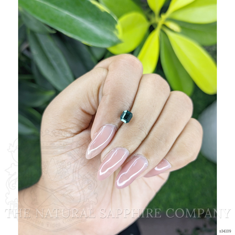 1.04 Ct. Bluish Green Sapphire from Madagascar