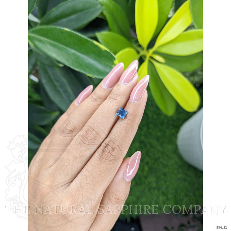 1.11 Ct. Greenish Blue Sapphire from Madagascar