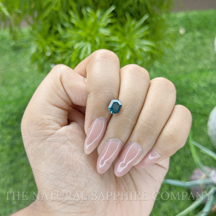 1.52 Ct. Greenish Blue Sapphire from Madagascar