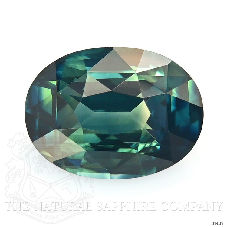 1.58 Ct. Bluish Green Sapphire from Madagascar