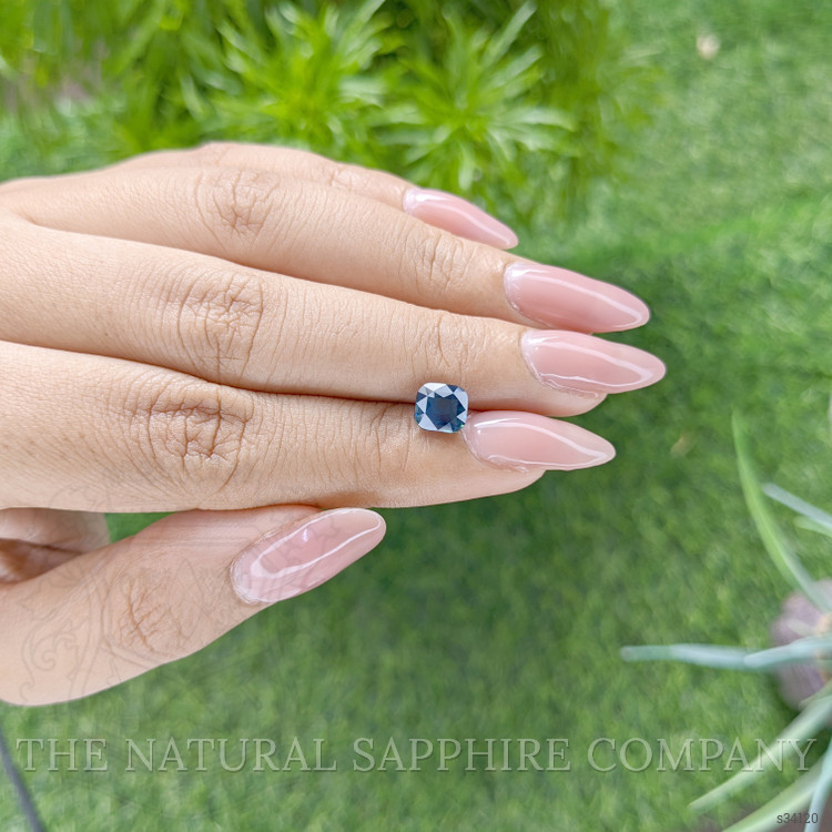 1.59 Ct. Greenish Blue Sapphire from Madagascar