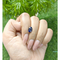 1.65 Ct. Blue Sapphire from Madagascar Life Style