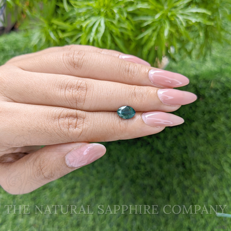 1.67 Ct. Bluish Green Sapphire from Madagascar