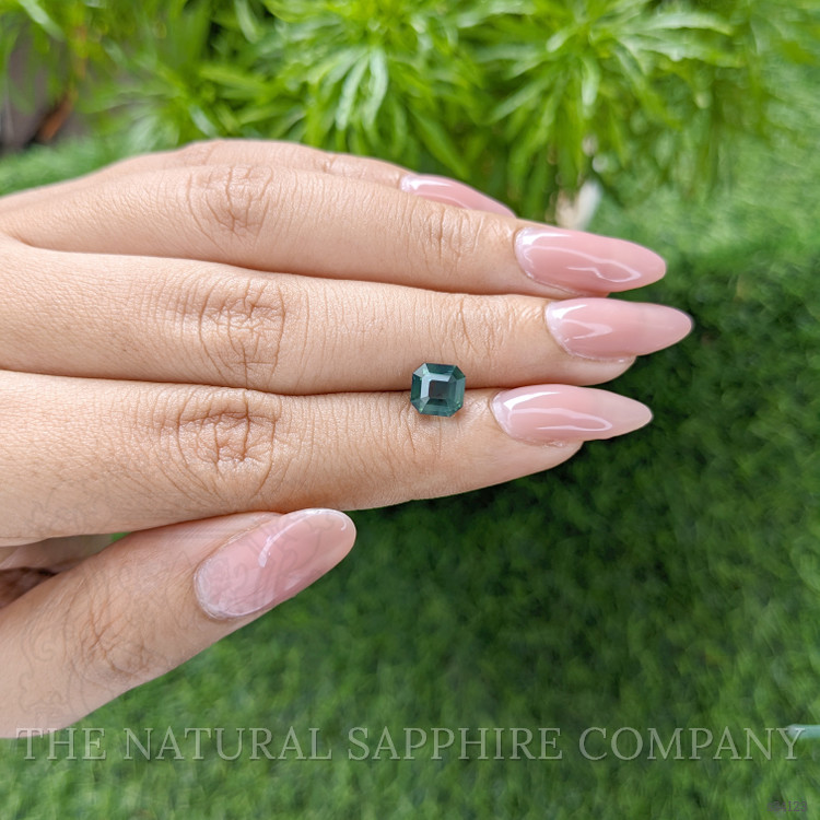 2.08 Ct. Bluish Green Sapphire from Madagascar