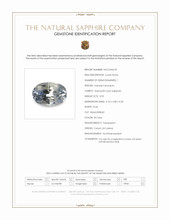 0.90 Ct. Bi Color Sapphire from Ceylon (Sri Lanka) Scan Report