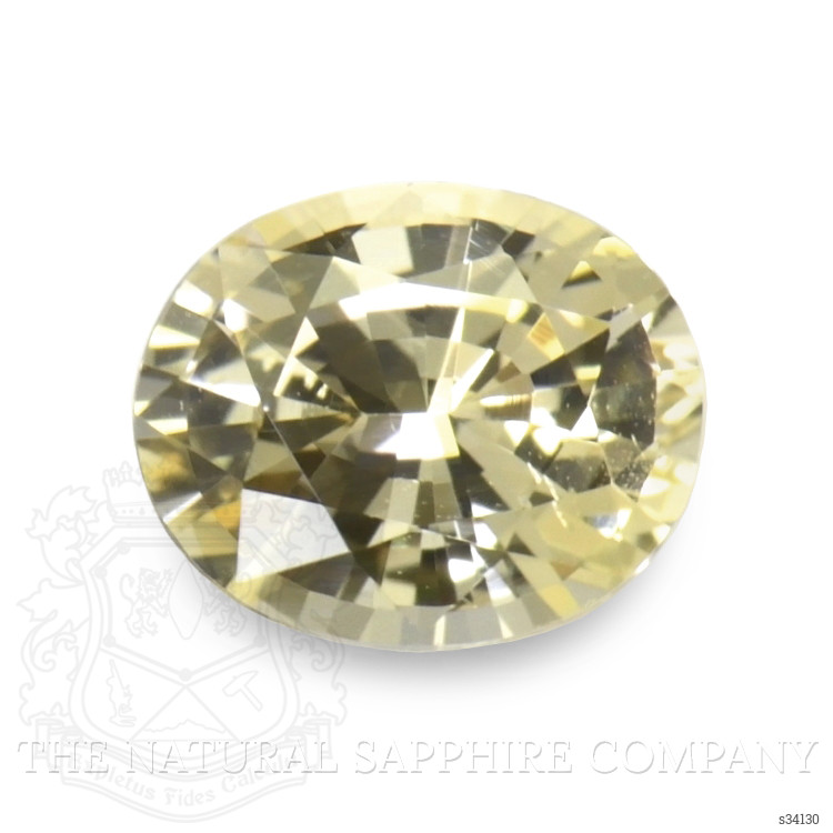 0.57 Ct. Yellow Sapphire from Ceylon (Sri Lanka)