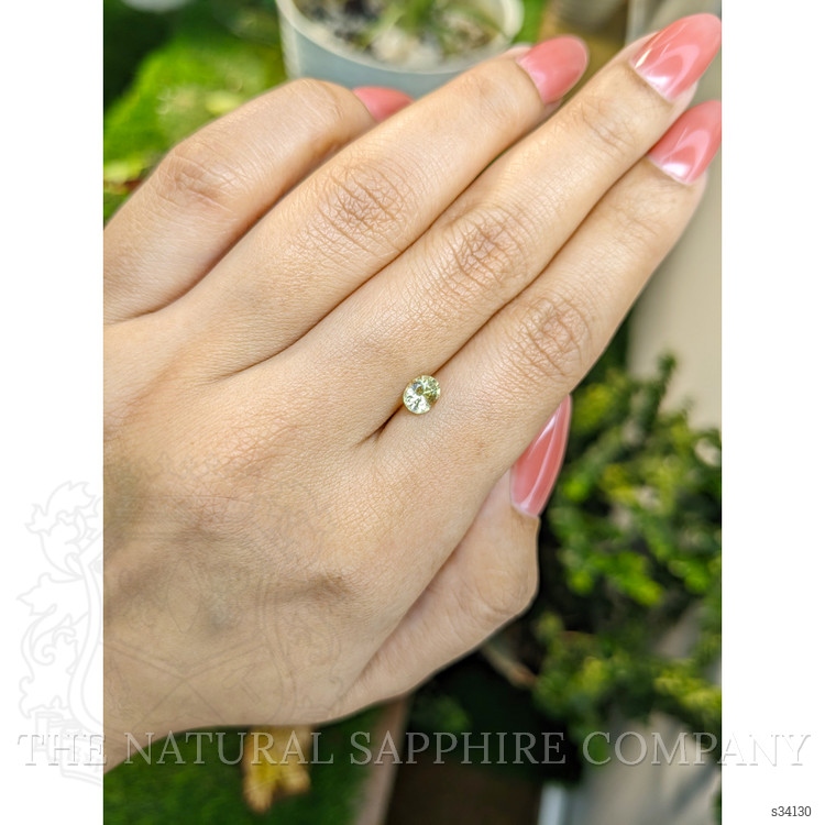 0.57 Ct. Yellow Sapphire from Ceylon (Sri Lanka)