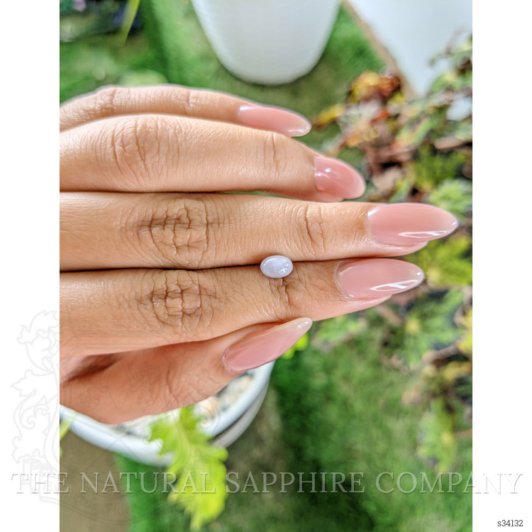 1.58 Ct. Grey Star Sapphire from Ceylon (Sri Lanka)