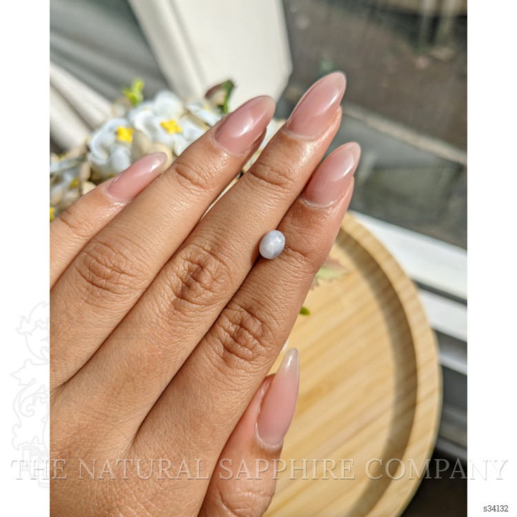 1.58 Ct. Grey Star Sapphire from Ceylon (Sri Lanka)